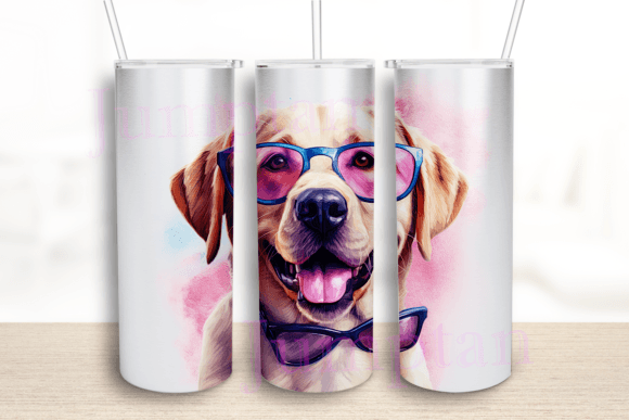 Adorable Corgi Dog Tumbler Wrap: Graphics for Crafts & Content