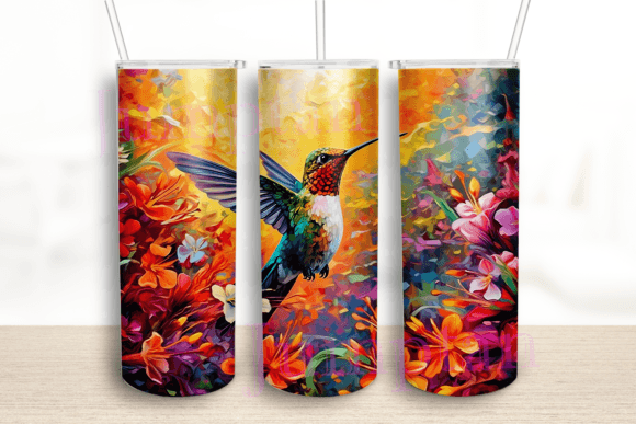 Colorful Toco Toucans Tumbler Wrap: Graphics for Crafts