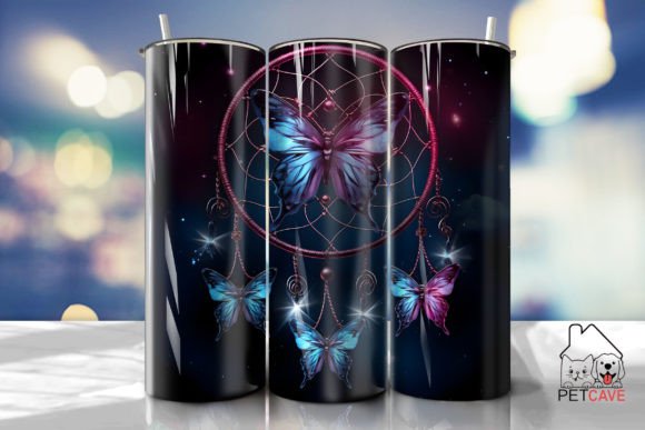 Dream Catcher & Butterfly Tumbler 1: Graphics for Crafts