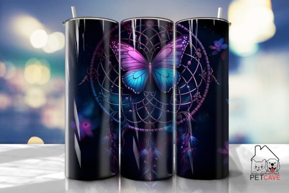 Dream Catcher & Butterfly Tumbler 3: Graphics for Crafts