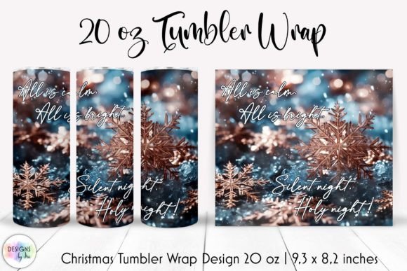 Inspirational Christmas Tumbler Designs: Graphics & Tumbler Wraps
