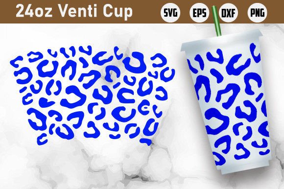 Leopard Print, 4th July Venti Cup
