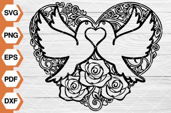 Love Birds SVG: Editorial Graphics & Illustrations for Content Publishers