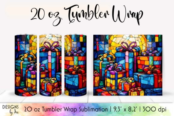 Stained Glass Christmas Gifts Tumbler