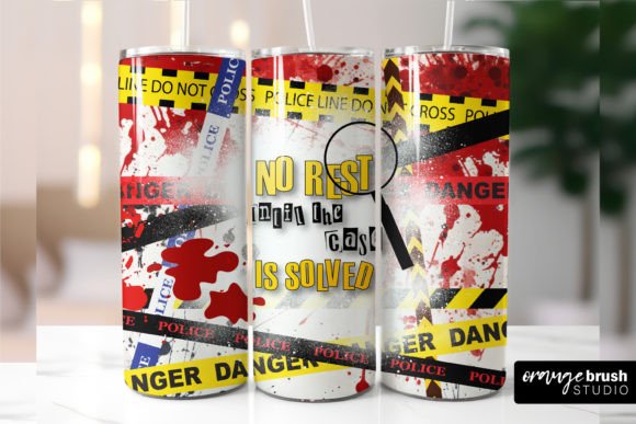 True Crime Tumbler PNG Halloween Tumbler Graphics for Crafts