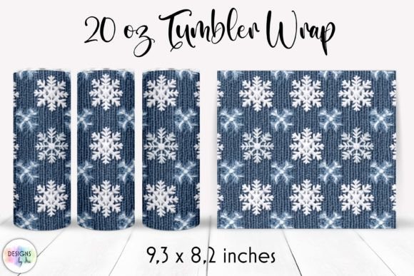 Winter Tumbler Design Knitted Texture: Graphics for Warm, Trustworthy Tumbler Wraps